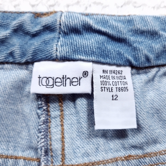 Vintage 80s 90s Together Braided Denim Jacket and Jeans set - Picture 7 of 16